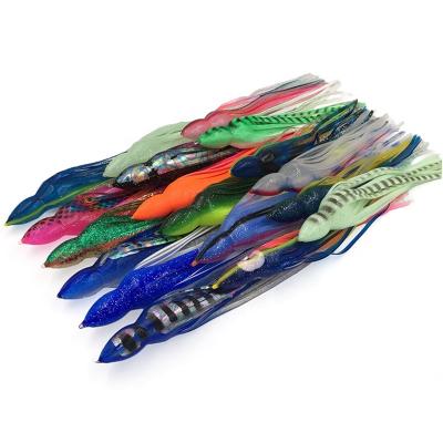 China Good Quality Octopus Squid Lure Trolling Fishing Set Of Saltwater Sea Fishing Lure Favor Price for sale