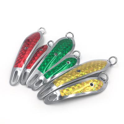 China Trolling Lure 100MM, Factory 15G OEM Boat Metal Spoon Saltwater Sea Fishing Trolling Lure for Sea Boat Saltwater Fishing ocean for sale