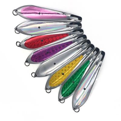 China Trolling Lure 155MM,OEM Trout Jig Jig Metal Spoon Metal Spoon Lures Hook Seawater Seawater Fishing Trolling Fishing Tackle dual 10G factory for sale