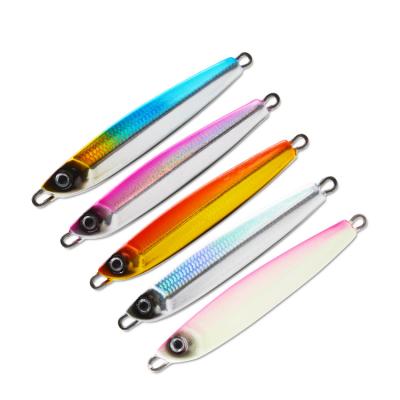 China Newest 20g 30g 40g OEM High Quality Metal Fishing Jigs Hard Sinking Artificial Groundbaits Building Lure Lead for sale