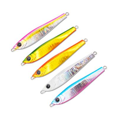 China OEM High Quality Metal Bait Lure SHINLON 5 Colors Available 20g 30g 40g 60g 80g 100g 3D Fish Eyes Metal Lead Baits Baiting Lures for sale