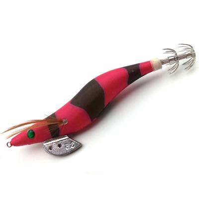 China Durable 13.5cm, Hot Sales 21g Octopus Squid Lure Japanese Wooden Jigging Shrimp Umbrella Hook Saltwater Fishing for sale