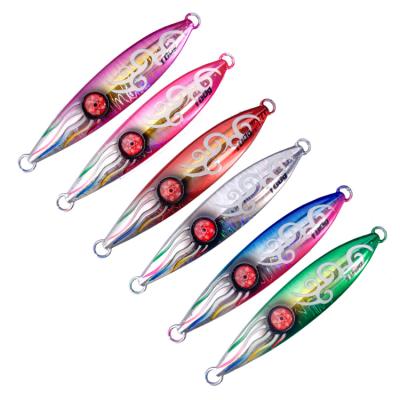 China OEM High Quality Metal Baiting Lures Artificial Saltwater Wobbler Available Tuna Lures Metal Jig Bionic OEM Wobbler 100g 150g SHINLON Fishing Lure Baiting for sale