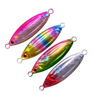 China OEM High Quality Metal SHINLON Lure Slow Descent Artificial Lure Directly From China 3D Metal Jigs Lure Eyes Minnow Lure Building 60g 80g 100g 130g for sale