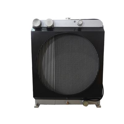 China Stores building material engine and intercooler two in one combined plate-fin radiator for harvester tractor logging truck for sale