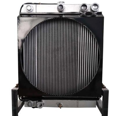 China Machinery repair shops factory direct engine radiator, intercooler, hydraulic oil radiator Three-in-one heat exchanger air-cooled oil cooler for sale