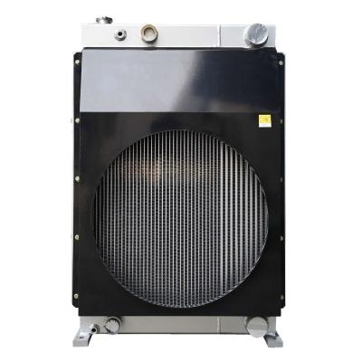 China High Quality Hydraulic Machinery Repair Shops Radiator Aluminum Heat Exchanger Air Cooler Oil Radiator With 24v Fan for sale