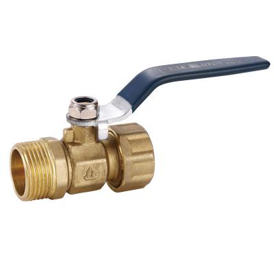 China General Hot Sale Customized JC-191 Tubing Tube Aluminum Plastic Male Threaded Ball Valve With Long Handle Stainless for sale