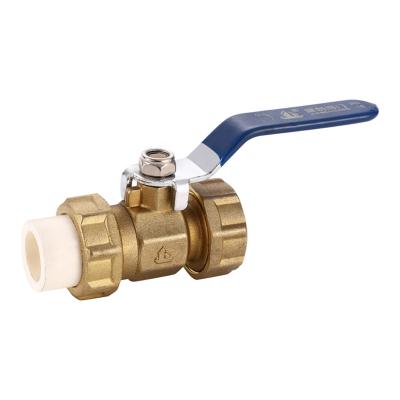 China JC-193 China General Professional Supplier 1/2 - 2 Inch PPR Pipe Fittings Aluminum Plastic Brass Ball Valves for sale