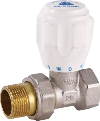 China From Factory JC-601 General Wholesale Straight Female Thread Manual Temperature Control Valve Directly for sale