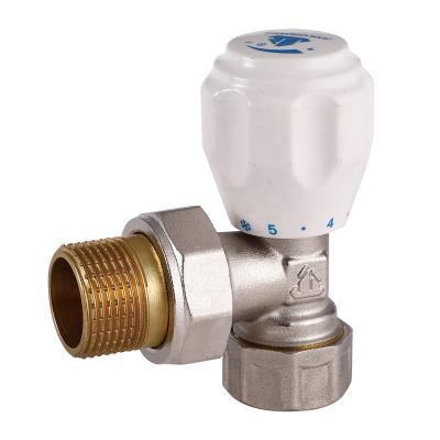 China JC-621 China Supply Angle Type Manual Aluminum Plastic Tube Temperature Control General Valve for sale