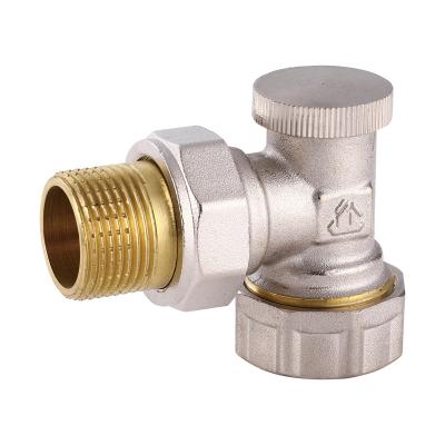 China General Wholesale Price JC-686 Angle Nickel Plated Female To Male Threaded Backwater Valve Return Valve for sale