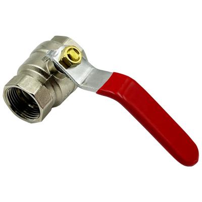 China JCWM-004 China General Professional Supplier 1/2 - 2 Inch Brass Female Threaded Ball Valve With Stainless Lever Handle for sale