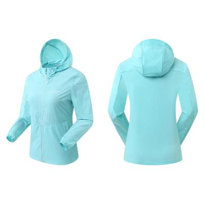 China QUICK DRY Custom Nylon Fabric Style Men Women Outdoor Hooded Jackets Light Weight for sale