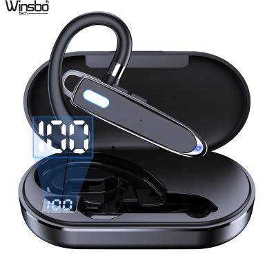 China 15 Meter TWS YYK 530 Wireless Single Ear Wireless Stereo Earphone 5.1 Tooth 5.1 Built-in Mic With Earhook Blue Earphones for sale