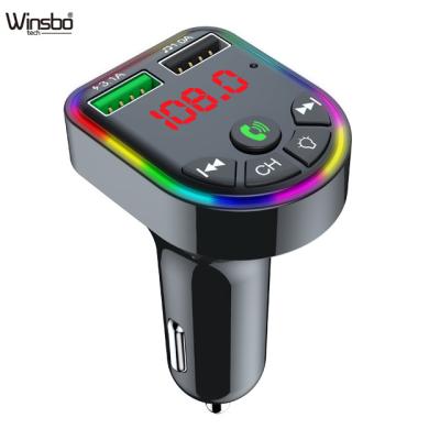 China FM Transmitter FM Transmitter Tooth Car Digital LED Display Digital MP3 Player TF Card Audio Adapter Blue LED Receiver for sale