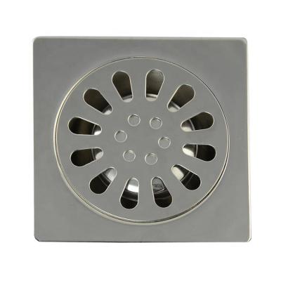 China anti odor Anti-odor 4 inch stainless steel floor drain for bathroom cheap square floor drain for sale