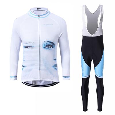 China Breathable Good Quality Cycling Uniform Wear Custom Bike Wear Clothing Mens Long Sleeves Cycling Clothes for sale