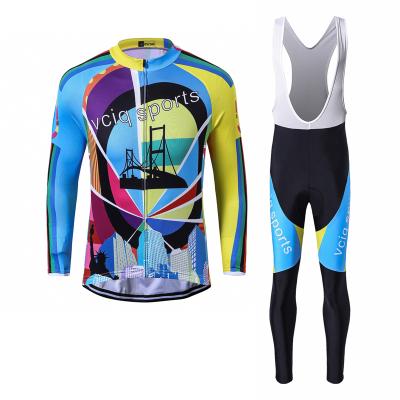 China Breathable Long Sleeves Cycling Kits Set Bicycle Mtb Bike Cycling Clothing Ropa Maillot Ciclismo for sale