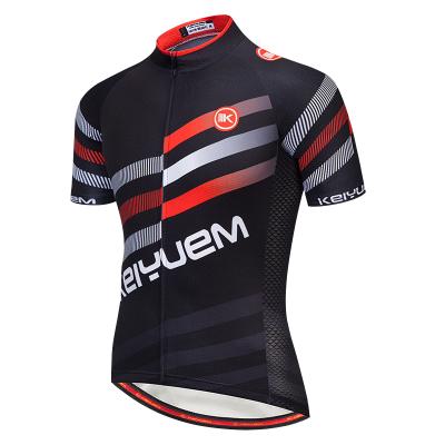 China 2021 New Road Breathable Custom Short Sleeve Men's Short Cycling Jersey Mountain Bike Cycling Jersey Wear for sale