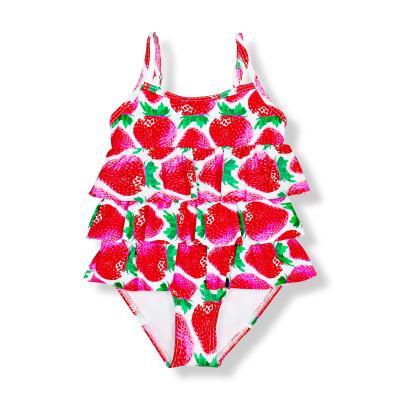 China 2021 Custom Breathable Toddler Girls Swimwear One Piece Designer Baby Kids Swimwear for sale