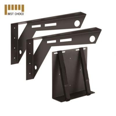 China Medical Table Leg Brackets Metal Square Tube Bracket For Roller Blinds for sale