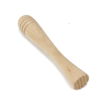 China Home Barware Tool Beech Wood Mojito Drinks Viable Natural Messy Person for sale