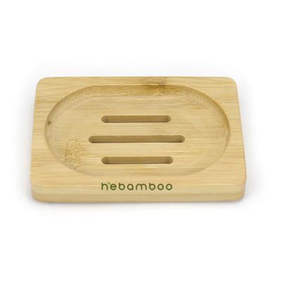 China Bathroom Modern Bamboo Kitchen Waterproof Wooden Soap Holder With Rubber Feet for sale