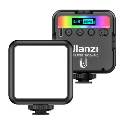 China Ulanzi VL49 Mini Pocket RGB Video Light for Live Photography LED Video Light 2000mAh VL49 RGB for sale