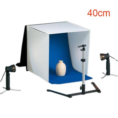 China Photography Studio Light Tent Square SoftBox Kit 50x50cm with 4 Backgrounds Cloth 50x50cm for sale