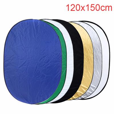 China Factory Price + High Quality Photography Equipment 120 x 150cm 7 in 1 Photo Studio Folding Multi Color Light Reflector Disc Set for sale