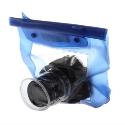 China Waterproof PVC Underwater Blue Scuba Case PVC Camera Dry Bag For SLR Camera 5D 7D 450D 60D for sale