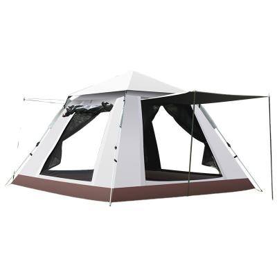 China Portable Manufacturers Wholesale 3-4 Persons Outdoor Full Automatic Beach Camping Rain Quick Open Folding Double Tent for sale