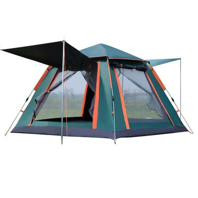 China Portable Full Automatic 3-4 Person Beach Quick Open And Double Folding Camping Rainproof Camping Tent for sale