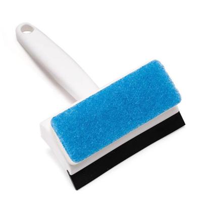 China Viable Double Sided Window Glass Cleaning Brush Spray Wiper Wash Scraper Handle Screen Window Brush House Factory Wholesale for sale