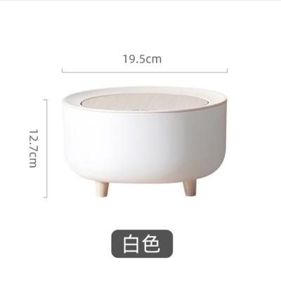 China Viable factory direct press bedside table round table high quality single trash can mini for sale