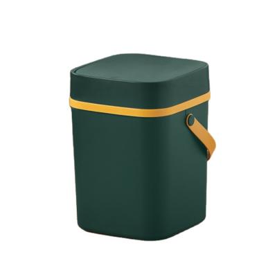 China Direct Selling Viable High Quality 12L Factory Lid Open Trash Can Living Room Kitchen Household for sale