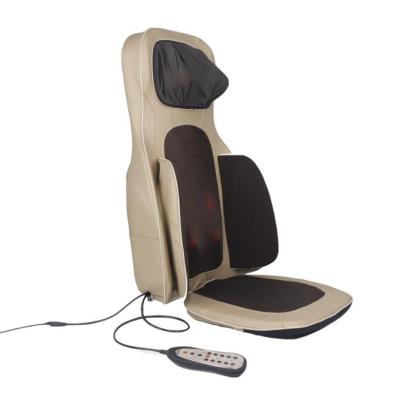 China High Quality Body Massage Cushion With Neck Kneading Air Back Heating Compression For Car Sofa Office for sale