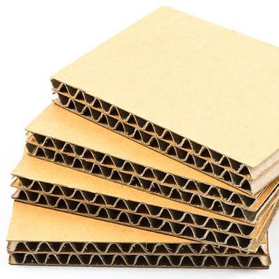 China Recycled Materials Double Wall Panel Triple Wall Panel Cardboard Panel Corrugated Honeycomb Cardboard for sale