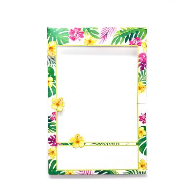 China Popular Cross-border hot Hawaiian photo frame Photo frame Photo frame Summer party props Festival supplies for sale