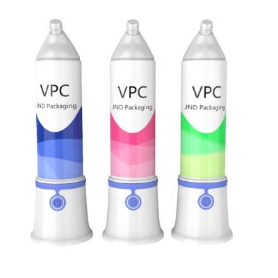 China Replaceable Toothpaste Empty Bottle Custom Logo Airless Electric Toothpaste Pump Tube for sale