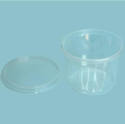 China 130g PP Clear Cup Single Wall Injection Molding met deksel milieuvriendelijk en recycleerbaar Te koop