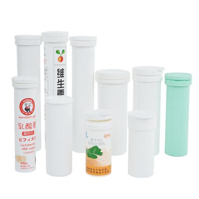 China Zusammengestellte PP Effervescent Multivitamin Tablet Tube Matte Finish Flüssigkeitsersatzflasche OEM zu verkaufen