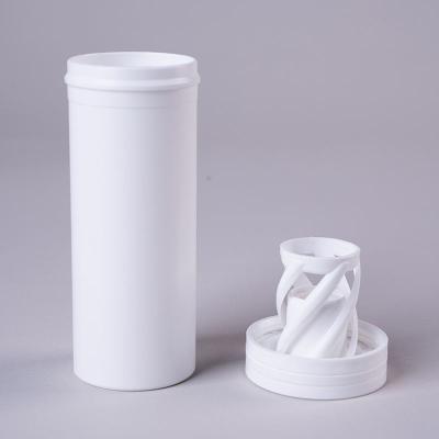 China Empty Custom Vitamin C Effervescent Tablet Container with Cap in Injection Molding for sale