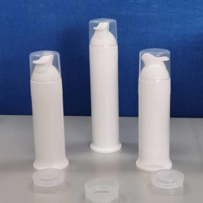 China Empty Plastic Pump Dispensers Toothpaste Airless Bottles With Logo And Color Customized for sale