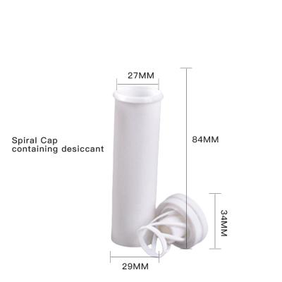 China Airtight Seal Tamper-evident Lid Effervescent Tablets Tube Eco-friendly Packaging for sale