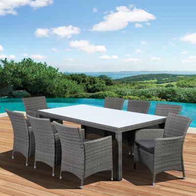 China Modern Outdoor Metal Table Modern Outdoor Dining Set Table for sale