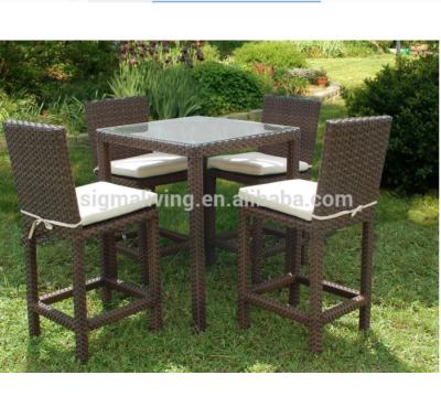 China Modern Outdoor Party Garden High End Outdoor Tiki Bar Sets for sale