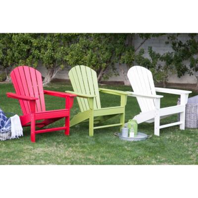 China American Style Modern High Quality Outdoor Colorful Folding Adirondack Wood Chair for sale