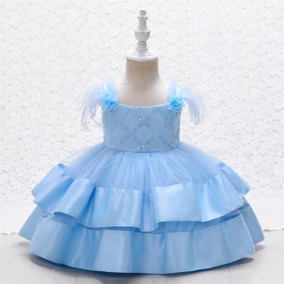 China Wholesale Washable 12 Months Baby Dress Infant Clothes Kids Dresses Toddler Girl Party Wear Formal Princess Dress for sale